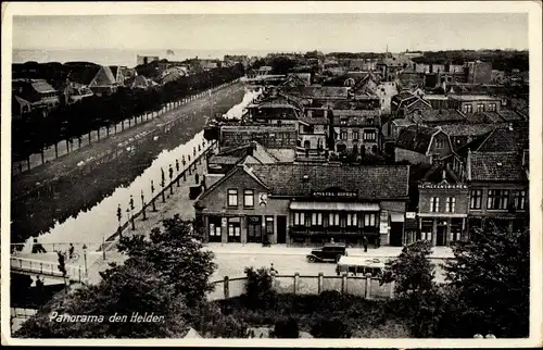 Ak Den Helder Nordholland Niederlande, Panorama, Kanal