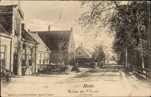 Ak Heilo Heiloo Nordholland Niederlande, Straßenpartie