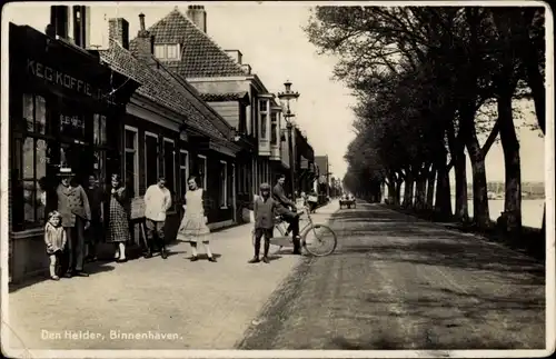 Ak Den Helder Nordholland Niederlande, Binnenhaven