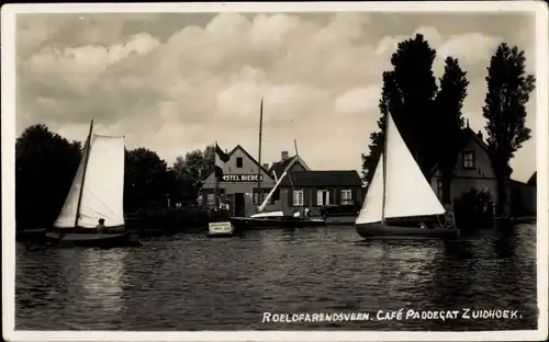 Ak Roelofarendsveen Südholland, Café Paddegat Zuidhoek