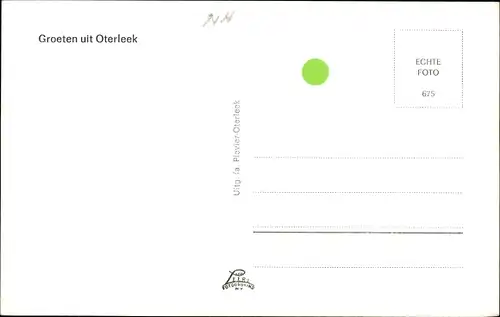 Ak Oterleek Nordholland, Straßenpartie