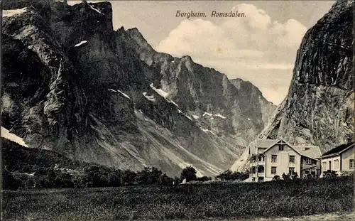 Ak Horgheim Romsdalen Norwegen, Teilansicht