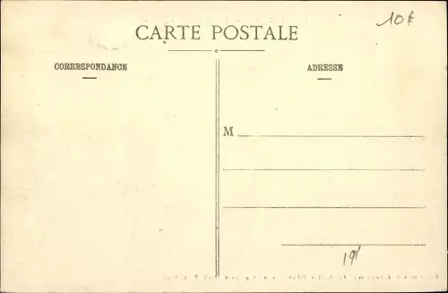 Ak Sainte Barbe Vosges, La Messe des morts en plein air