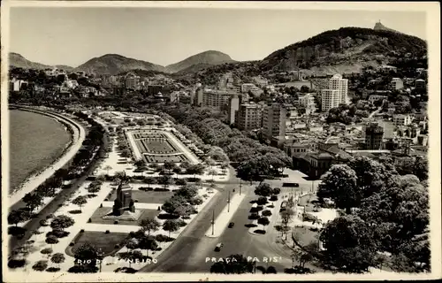 Ak Rio de Janeiro Brasilien, Praca Paris