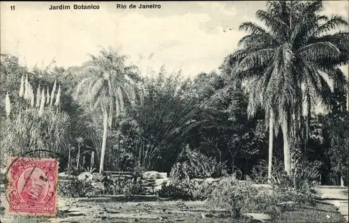 Ak Rio de Janeiro Brasilien, Jardim Botanico