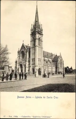Ak Buenos Aires Argentinien, Iglesia de Santa Cruz