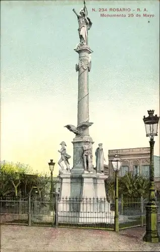 Ak Rosario Argentinien, Monumento 25 de Mayo