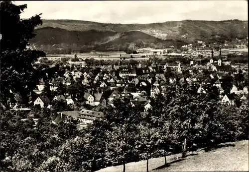 Ak Saalfeld an der Saale Thüringen, Panorama vom Ort