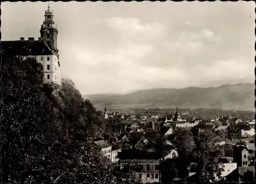 Ak Rudolstadt in Thüringen, Heidecksburg mit Blick auf die Stadt