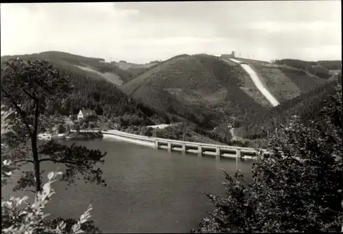 Ak Hohenwarte Thüringen, Hohenwartetalsperre, Pumpspeicherwerk