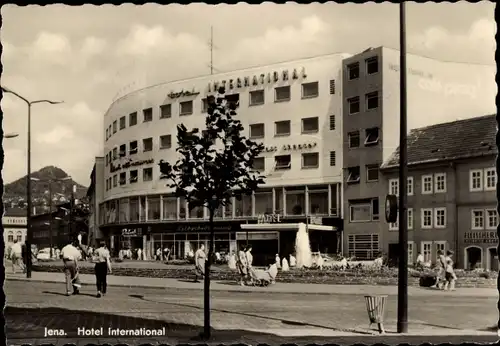 Ak Jena in Thüringen, Hotel International, café prag