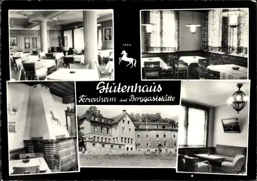 Ak Vesser Suhl in Thüringen, Ferienheim und Berggaststätte Stutenhaus, Carl Zeiss Stiftung