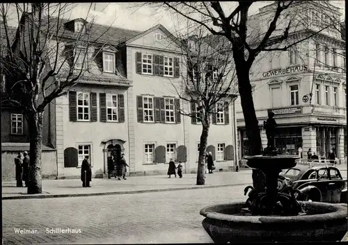 Ak Weimar in Thüringen, Schillerhaus