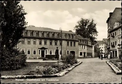 Ak Weimar in Thüringen, Goethehaus am Frauenplan