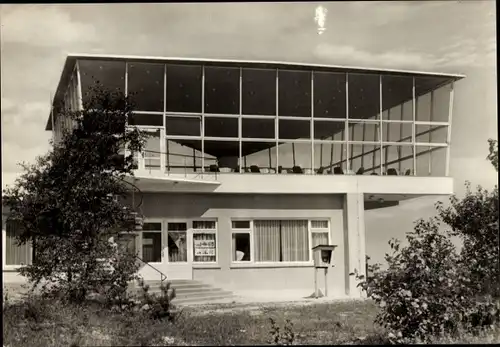 Ak Ostseebad Baabe auf Rügen, Gebäude