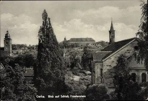 Ak Gotha in Thüringen, Blick auf Schloss Friedenstein