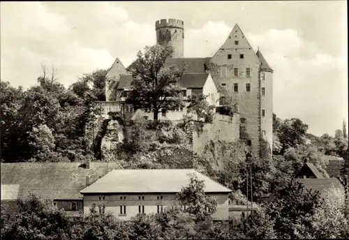 Ak Gnandstein Kohren Sahlis Frohburg in Sachsen, Blick zur Burg