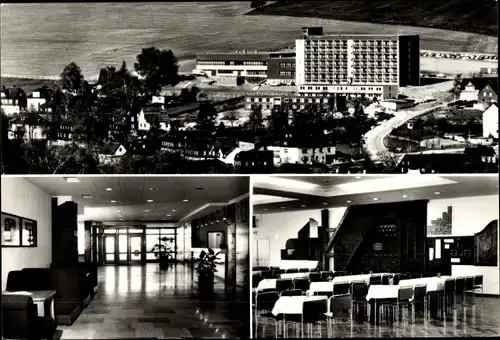 Ak Wurzbach in Thüringen, FDGB-Heim Frankenwald, Inneres