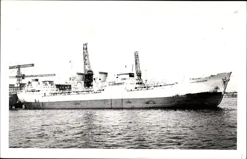 Foto Ak Frachtschiff im Hamburger Hafen