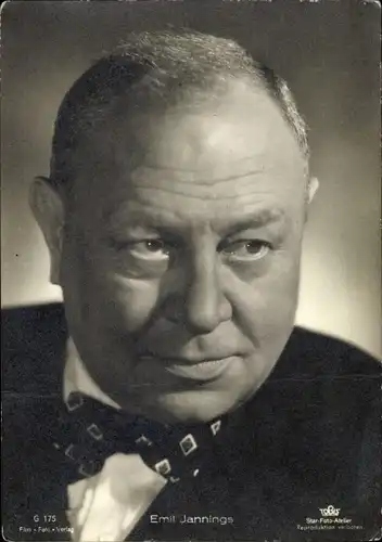 Ak Schauspieler Emil Jannings, Portrait, Tobis Film G 175