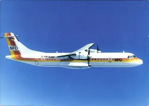 Ak Flugzeug ATR 72, NFD Luftverkehrs AG