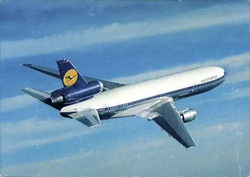 Ak Lufthansa Douglas DC 10, D ADCO, Passagierflugzeug