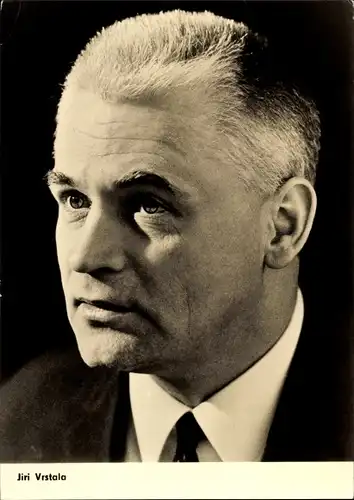 Ak Schauspieler Jiri Vrstala, Portrait