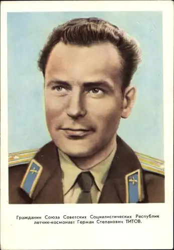 Ak Kosmonaut German Stepanowitsch Titow, Герман Степанович Титов
