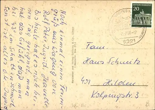 Ak Segelpartie, Segelboote, Regatta