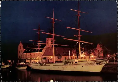 Ak Segelschiff Nojaden och Slottet