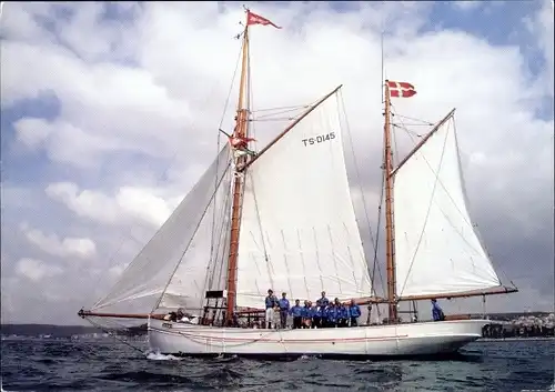 Ak Segelschiff Jens Krog