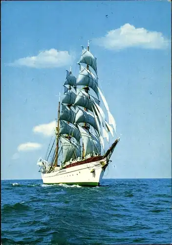 Ak Segelschiff auf offenem Meer