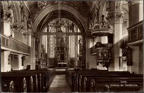 Ak Celle in Niedersachsen, Inneres der Stadtkirche