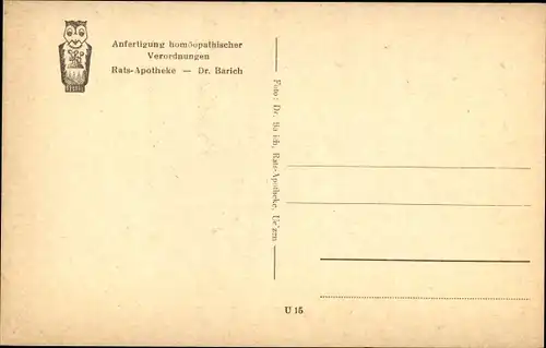 Ak Westerweyhe Uelzen in Niedersachsen, Blick auf die Waschbank, Reklame Ratsapotheke