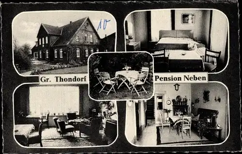 Ak Groß Thondorf Himbergen in der Lüneburger Heide, Pension Haus Neben, Inneres