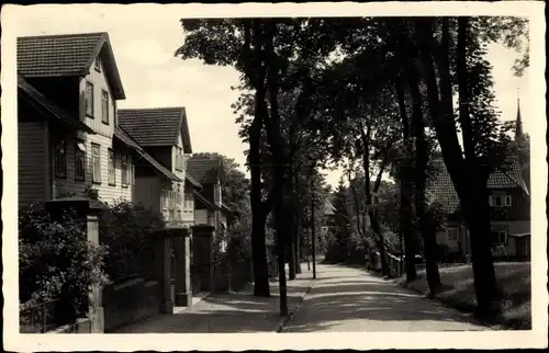 Ak Clausthal Zellerfeld im Oberharz, Erzstraße