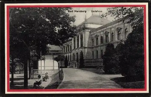 Ak Bad Harzburg am Harz, Badehaus