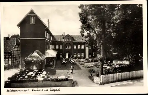 Ak Salzhemmendorf Niedersachsen, Kurhaus, Kurpark