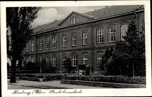 Ak Nienburg an der Weser, Staatsbauschule