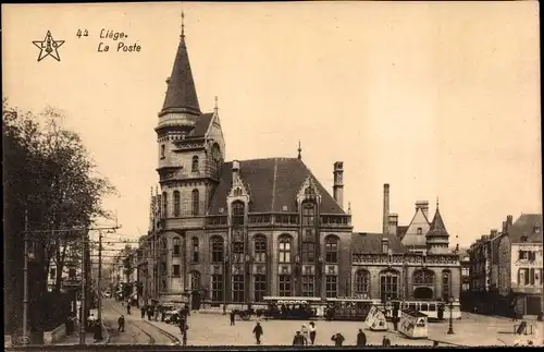 Ak Liège Lüttich Wallonien, La Poste
