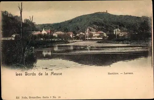 Ak Hastière Lavaux Hastière Wallonien Namur, Die Ufer der Maas