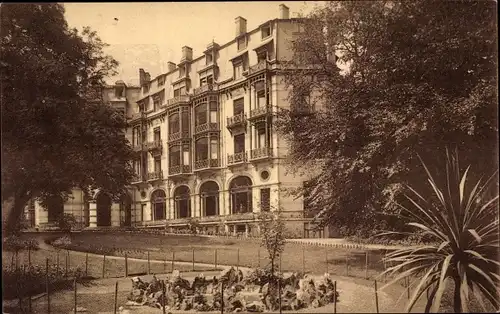 Ak Spa Wallonien Lüttich, Grand Hotel Britannique, wo der Kaiser abdankte