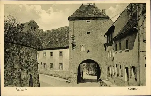 Ak Geithain in Sachsen, Stadttor