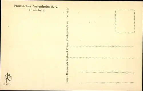 Ak Elmstein in der Pfalz, Kinder beim Spiel im Pfälzischen Jugendheim