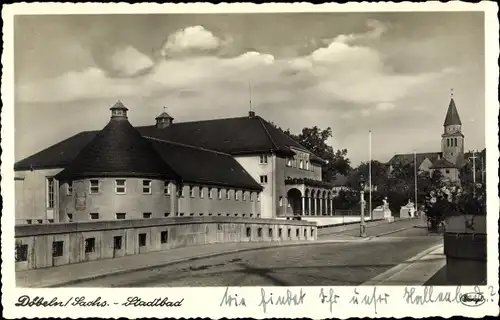 Ak Döbeln in Sachsen, Stadtbad