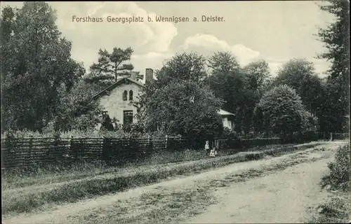 Ak Wennigsen am Deister, Forsthaus Georgsplatz