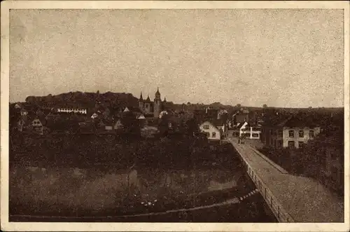 Ak Feuchtwangen in Mittelfranken, Teilansicht