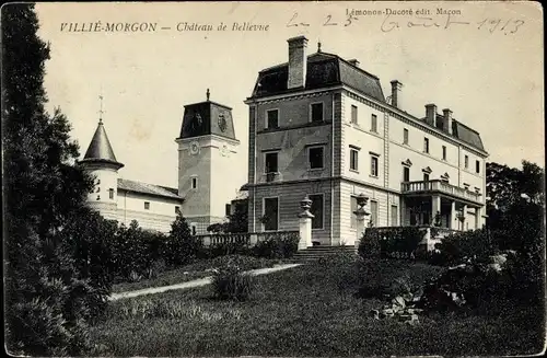 Ak Villié Morgon Rhône, Chateau de Bellevue