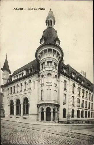 Ak Mâcon Saone-et-Loire, Hotel des Postes