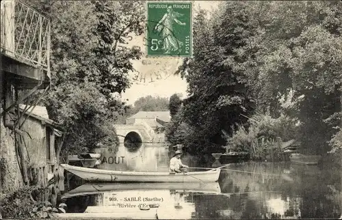 Ak Sablé sur Sarthe, Fluss